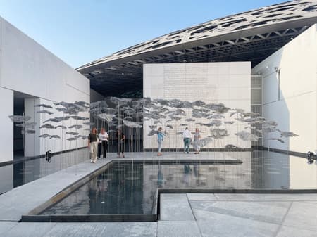 Choreography of a Cloud, Dancing Shadows Art Pavilion at the Louvre Abu Dhabi